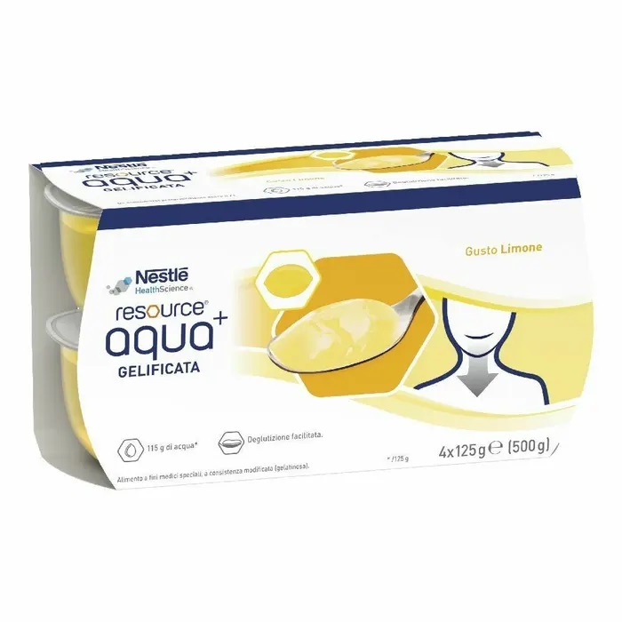 RESOURCE AQUA ACQUA GELIFICATA+LEMON CUP 6 4X125 G - Metafarm