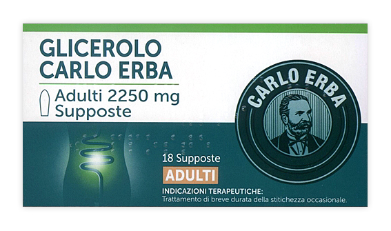 GLICEROLO*AD 18SUPP 2250MG - Metafarm