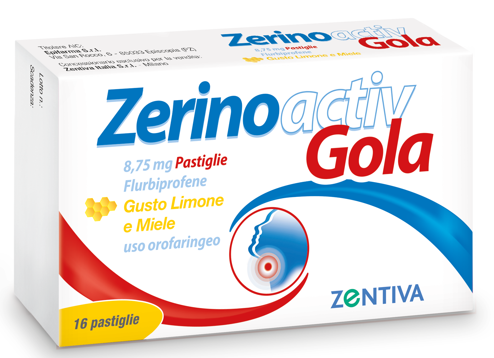 ZERINOACTIV GOLA*16PASTL LIM M - Metafarm