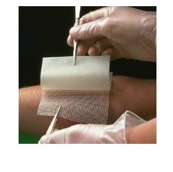 GARZA MEDICATA BACTIGRAS CON CLOREXIDINA ACETATO 0,5% 10X10CM 10 PEZZI - Metafarm