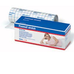 FASCIA AUTOADESIVA IPOALLERGENICA FISSAGGIO CATETERI FIXOMULL STRETCH SUPPORTO IN POLIESTERE NON TESSUTO BIANCO MASSA IN POLICARBONATO SENZA RESINE E GOMME NATURALI 15X1000CM - Metafarm