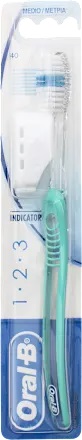 ORALB 123 INDICATOR SPAZZOLINO MANUALE SETOLE 35 MEDIE - Metafarm