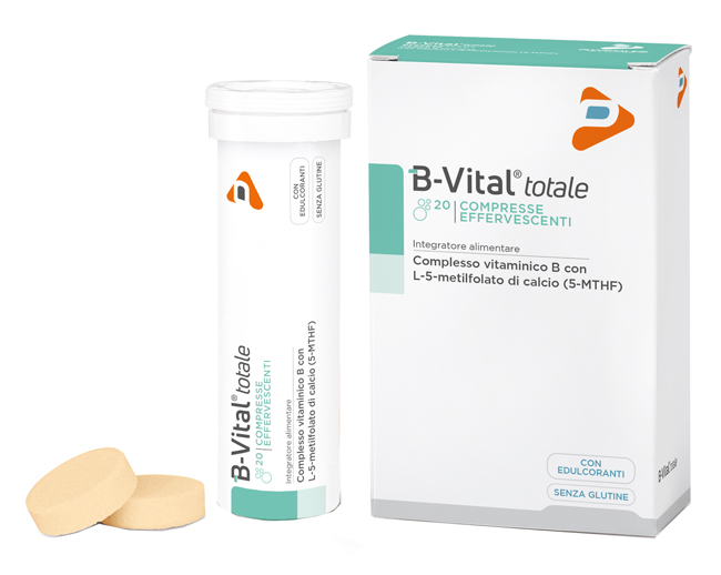 B-VITAL TOTALE ARANCIA 2 TUBI 10 COMPRESSE EFFERVESCENTI - Metafarm