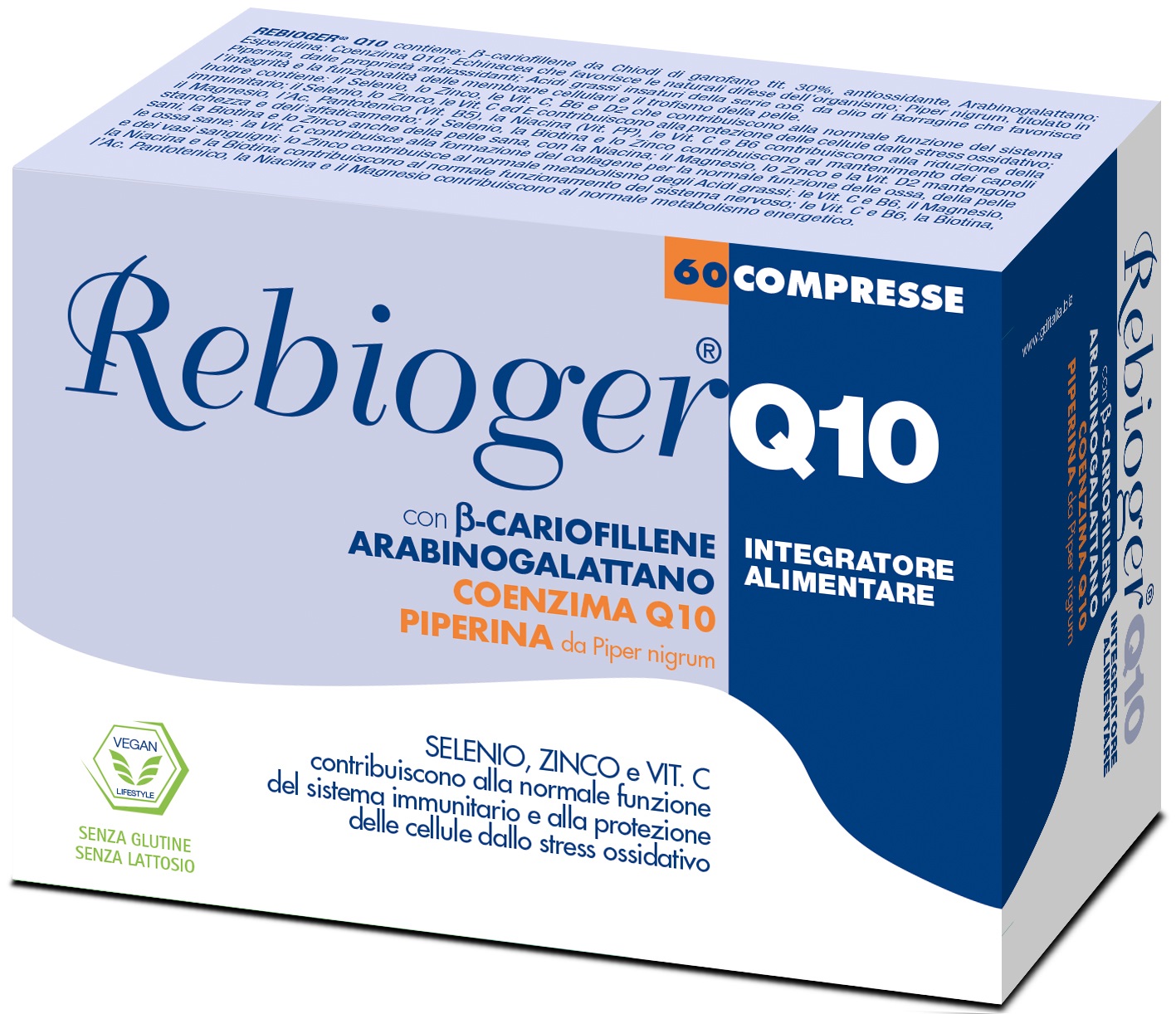 REBIOGER Q10 60 COMPRESSE - Metafarm