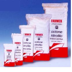 COTONE IDROFILO FARMEX INDIA SENZA LACCIO CONFEZIONE 500G - Metafarm