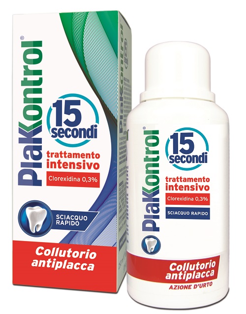 PLAKKONTROL 15 SECONDI COLLUTORIO 250 ML - Metafarm