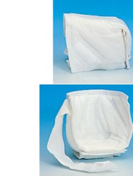 GOMITIERA/TALLONIERA IN TESSUTO NON TESSUTO CON DOPPIA IMBOTTITURA OVATTATA. REGOLABILE TRAMITE CINTURINO DI FISSAGGIO IN VELCRO. ASSORBENTI E TRASPIRANTI - Metafarm