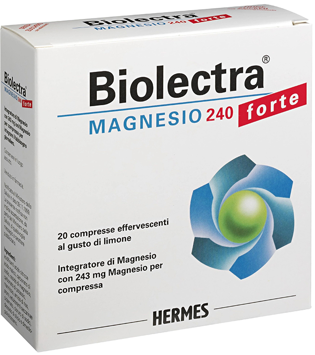 BIOLECTRA MAGNESIO FORTE 20 COMPRESSE - Metafarm