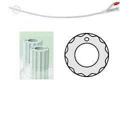 CATETERE VESCICALE IN SILICONE PROFILCATH PLUS SCANALATO 2 VIE CH16 LUNGHEZZA 31 CM PUNTA CILINDRICA 2 FORI CONTRAPPOSTI PALLONCINO 5 ML 1 PEZZO - Metafarm