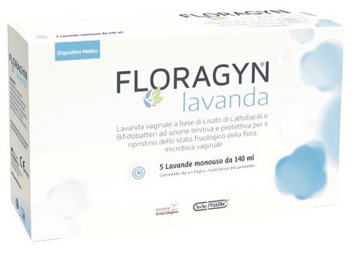 LAVANDA VAGINALE A BASE DI LATTOBACILLI LISATI FLORAGYN LAVANDA 140ML 5FLACONI - Metafarm
