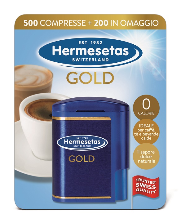 HERMESETAS GOLD 500+200 COMPRESSE 35 G - Metafarm