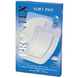 GARZA COMPRESSA PRONTEX SOFT PAD AUTOADESIVA 10X15CM 6 PEZZI - Metafarm