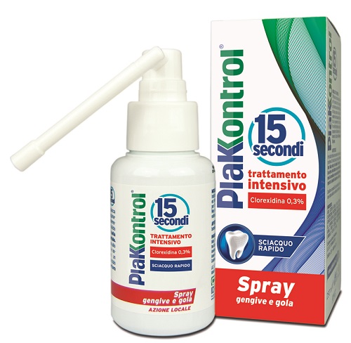 PLAKKONTROL 15 SECONDI COLLUTORIO SPRAY 50 ML - Metafarm