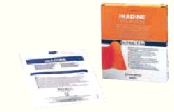 MEDICAZIONE NON ADERENTE ALLO IODIO-POVIDONE INADINE MISURA 9,5X9,5 10 PEZZI - Metafarm