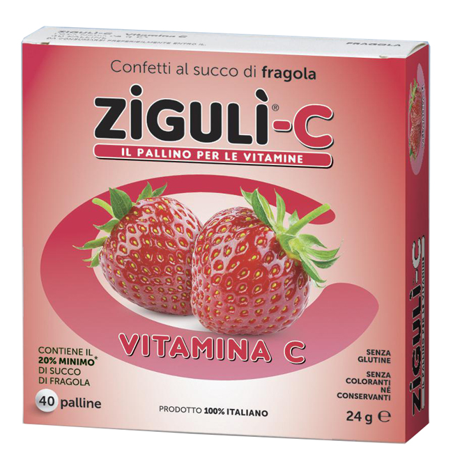 ZIGULI C FRAGOLA 40 CONFETTI 24 G - Metafarm