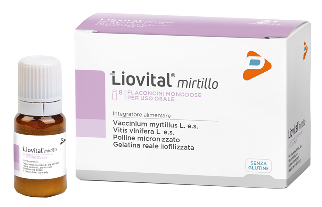 LIOVITAL MIRTILLO 8 FLACONCINI 10 ML - Metafarm