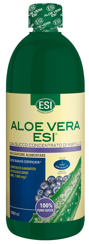 ESI ALOE VERA SUCCO MIRTILLO 1000 ML - Metafarm