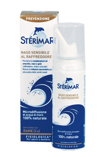 STERIMAR NASO SENSIBILE AL RAFFREDDORE ACQUA DI MARE SPRAY 100 ML - Metafarm