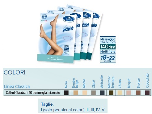 SAUBER COLLANT 140 DENARI MAGLIA MICRORETE NEUTRO BEIGE 5 LINEA CLASSICA - Metafarm
