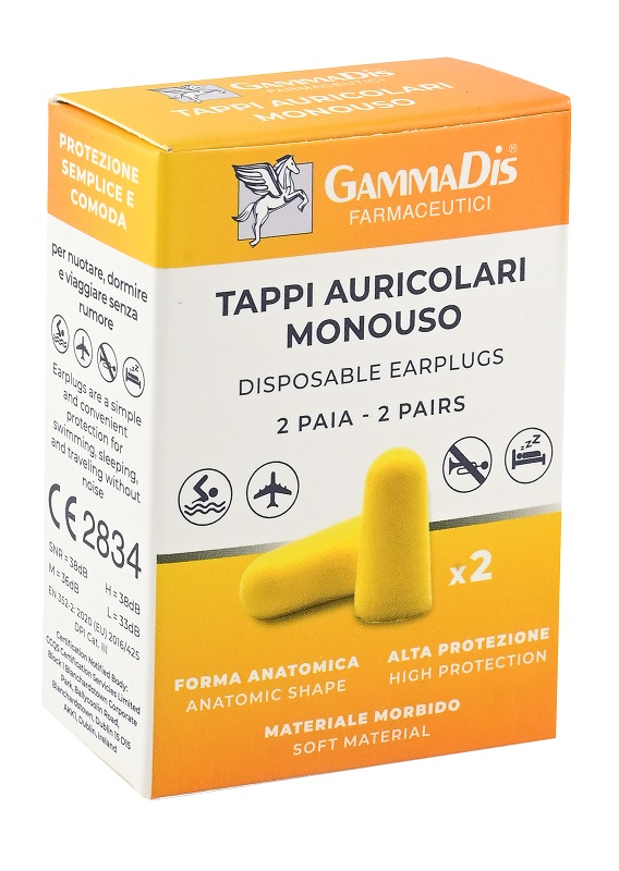TAPPO AURICOLARE EAR GOMMAPIUMA 4 PEZZI GAMMADIS - Metafarm