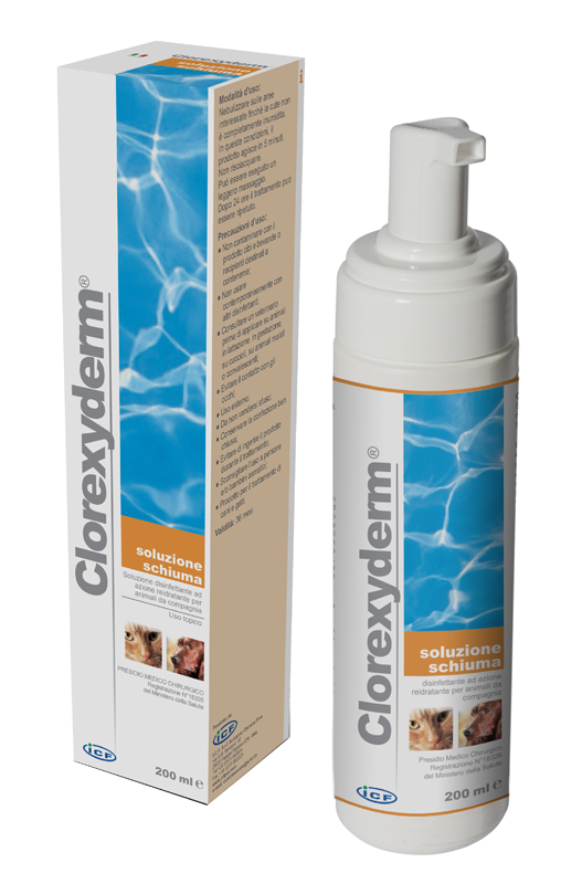 CLOREXYDERM SOLUZIONE SCHIUMA 200 ML - Metafarm