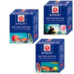 TAPPO AURICOLARE IN SILICONE PIC SPORT 6 PEZZI - Metafarm