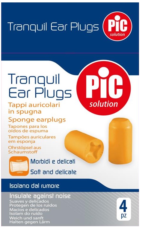TAPPI AURICOLARI TRANQUIL IN SPUGNA 4 PEZZI - Metafarm
