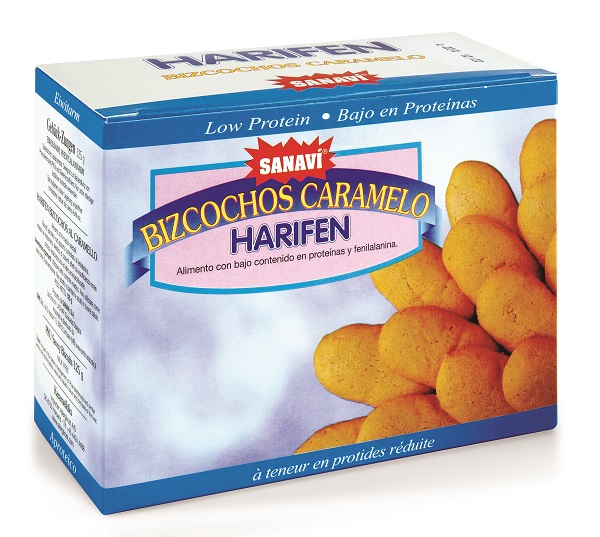 HARIFEN BISCOTTI CARAMELLO 125 G - Metafarm