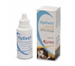 OPTIVET DETERGENTE PER OCCHI PER CANI E GATTI FLACONE 50 ML - Metafarm