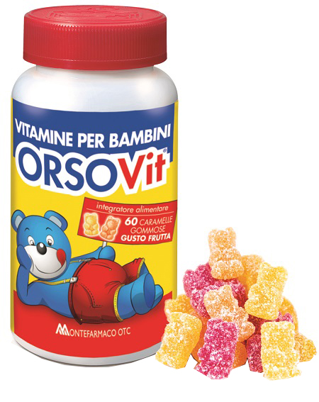 ORSOVIT CARAMELLE GOMMOSE VITAMINA BB SENZA GLUTINE 60 PEZZI - Metafarm