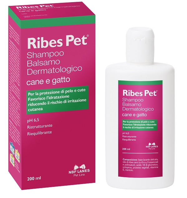 RIBES PET SHAMPOO BALSAMO FLACONE 200 ML - Metafarm