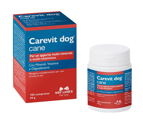 CAREVIT DOG FLACONE 100 COMPRESSE APPETIBILI - Metafarm