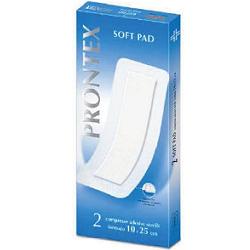 GARZA COMPRESSA PRONTEX SOFT PAD 10X25 CM 2 PEZZI - Metafarm