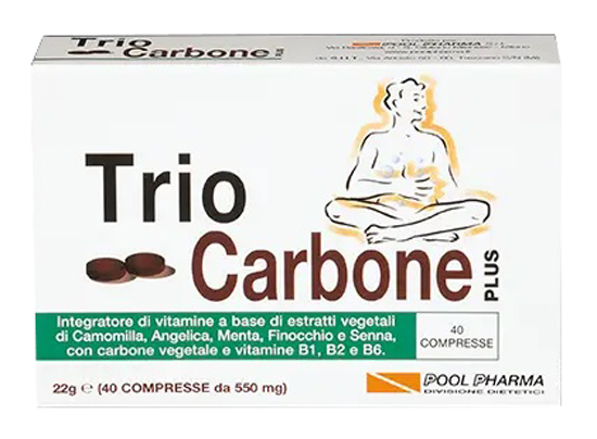 TRIOCARBONE PLUS 40 COMPRESSE - Metafarm
