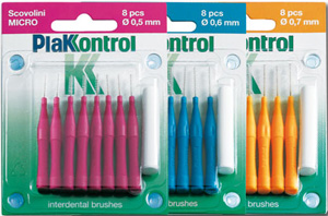 PLAKKONTROL SCOVOLINO CON MANICO MIDI 0,7 8 PEZZI - Metafarm