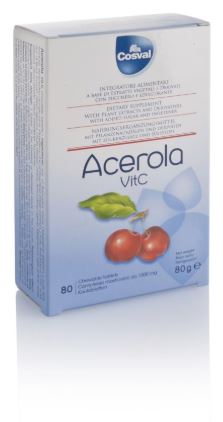 ACEROLA VITAMINA C 80 TAVOLETTE - Metafarm