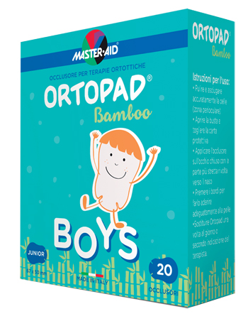 CEROTTO OCULARE PER ORTOTTICA ORTOPAD BOYS 5X6,7 CM 20 PEZZI - Metafarm