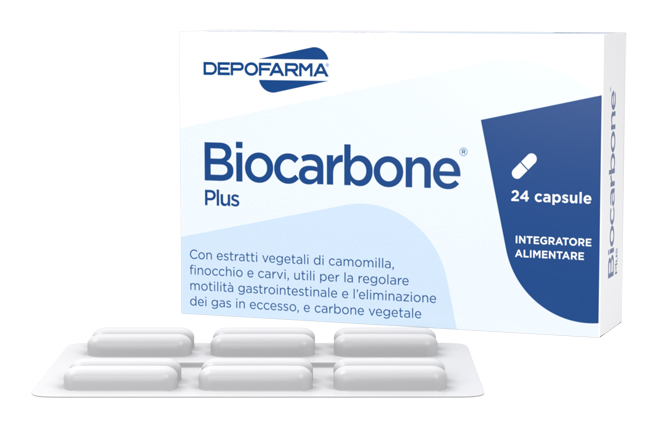 BIOCARBONE PLUS 24 CAPSULE - Metafarm