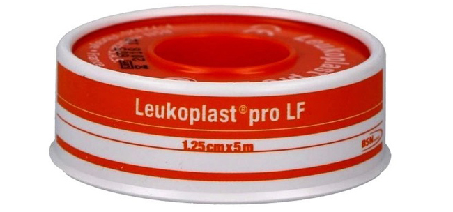 CEROTTO CHIRURGICO MEDICATO IN ROCCHETTO LEUKOPLAST PRO LF CON OSSIDO DI ZINCO 1,25X500 CM - Metafarm