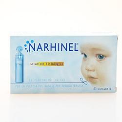 SOLUZIONE FISIOLOGICA PER ASPIRATORE NASALE NARHINEL 20 FIALE DA 5ML - Metafarm