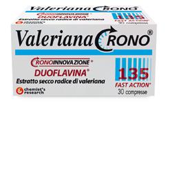 VALERIANA CRONO 135 CON DUOFLAVINA FAST ACTION 30 COMPRESSE - Metafarm