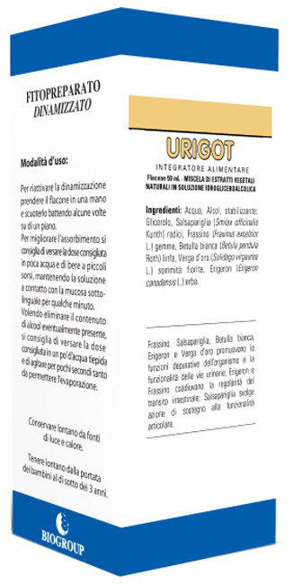 URIGOT 50 ML SOLUZIONE IDROALCOLICA - Metafarm