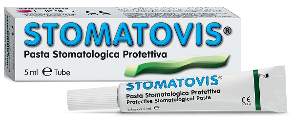 PASTA STOMATOLOGICA PROTETTIVA STOMATOVIS STOMATITI AFTOSE 5 ML - Metafarm