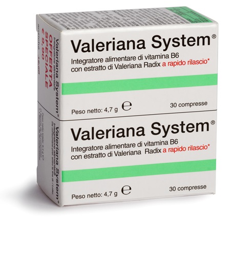 VALERIANA SYSTEM 30 COMPRESSE + 30 COMPRESSE - Metafarm