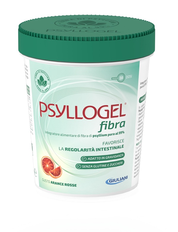 PSYLLOGEL FIBRA ARANCE ROSSE VASO 170 G - Metafarm