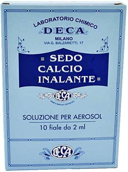 SEDO CALCIO INALANTE SOLUZIONE AEROSOL 10 FIALE 2 ML - Metafarm