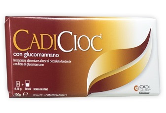 CADICIOC TAVOLETTA FONDENTE CON GLUCOMANNANO 100 G - Metafarm