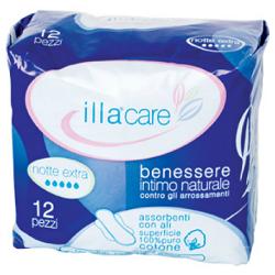 ILLA CARE ASSORBENTE NOTTE EXTRA 12 PEZZI - Metafarm
