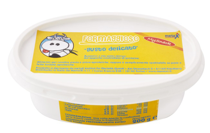 MY SNACK FORMAGGIOSO DELICATO 200 G - Metafarm
