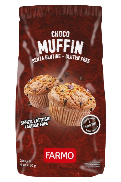 FARMO CHOCOMUFFIN CON GOCCE DI CIOCCOLATO 4 X 50 G - Metafarm